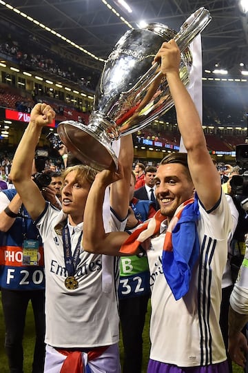 Luka Modric y Mateo Kovacic.