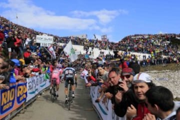 Nairo Quintana en el Zoncolan en 2014.