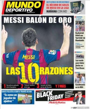 Portadas de la prensa deportiva