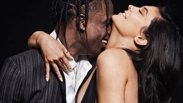 Kylie Jenner y Travis Scott posan por primera vez en una atrevista sesión fotográfica.