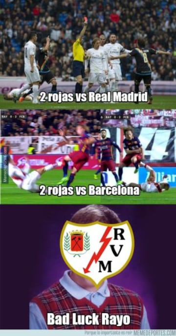 Los memes más divertidos del Rayo Vallecano-Barcelona