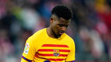 Ansu Fati, en el partido ante el Girona.