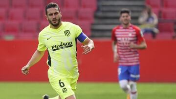 Koke contra el Granada.