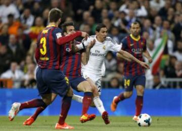 El argentino Ángel Di María jugador del Real Madrid desde el 2010 al 2014