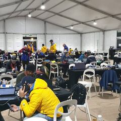 Así se trabaja para la prensa escrita en un Dakar