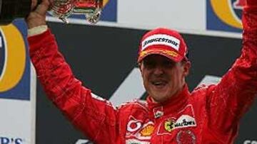 <b>INVENCIBLE. </b>Schumacher ocupó puestos de podio en todas las carreras que consiguió terminar.