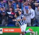 El gol de Kubo y su esperada celebración con morbo