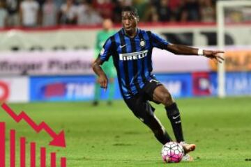 Kondogbia: El centrocampista francés le costó al Inter de Milan 31 millones el pasado verano cuando su valor es de 24.