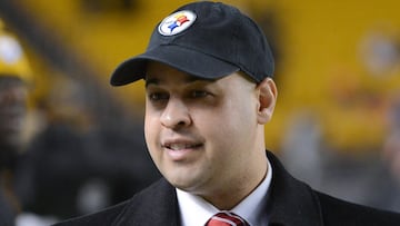 Omar Khan con los Steelers