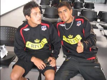 Los viejos tiempos, cuando Vidal era compañero de Alexis Sánchez en el Colo Colo.