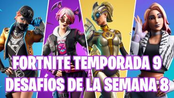 Fortnite Battle Royale: desaf&iacute;os de la Semana 8 de la Temporada 9