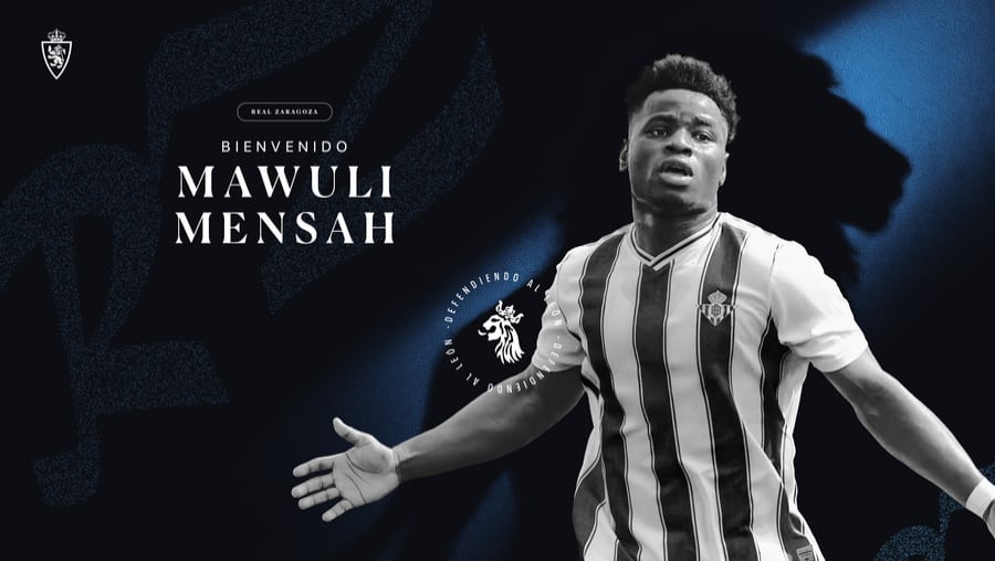 Oficial: Mawuli, sexto refuerzo invernal del Zaragoza