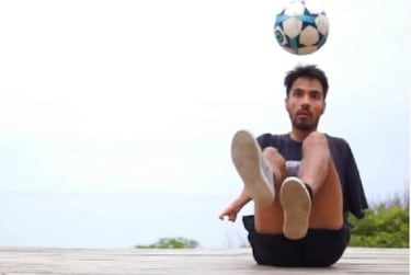 “No tengo brazo, pero inspiro a la gente con una pelota": la historia de un campeón chileno