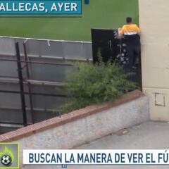 La picaresca 'interruptus' de dos hinchas en Vallecas: llegó la Policía y...