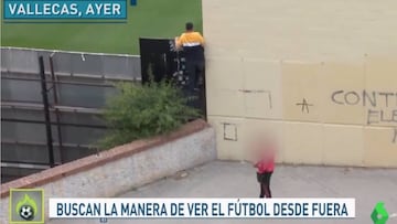 La Policía caza en infraganti a 2 aficionados viendo un partido