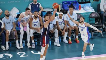 Francia - Estados Unidos, en directo: Juegos Olímpicos París 2024, baloncesto, hoy en vivo