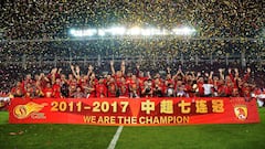Scolari's Guangzhou wins seventh consecutive CSL title