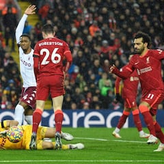 Resumen y gol del Liverpool vs. Aston Villa de la Premier