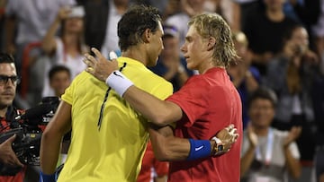 Shapovalov sorprende a Nadal y el número 1 tendrá que esperar