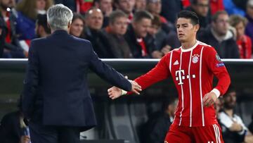 Ancelotti se la jugar&iacute;a por James tras la gripe de Robben.