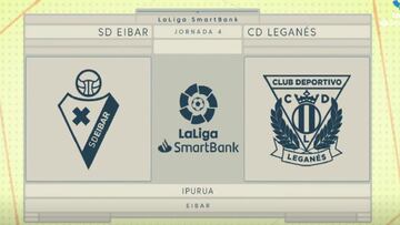 Resumen y goles del Eibar vs. Leganés de LaLiga SmartBank