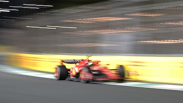Un momento del GP de Arabia Saud¨ª.