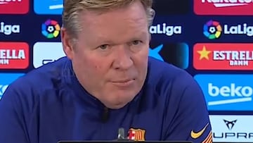 ¿Palo de Koeman a Suárez? Lo que dijo del penalti ante Eibar