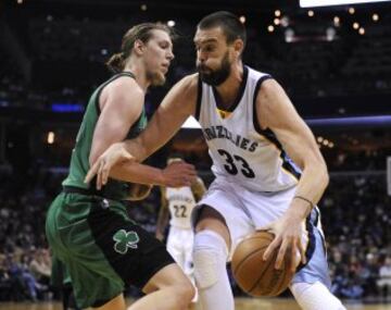 Marc Gasol y Kelly Olynyk.