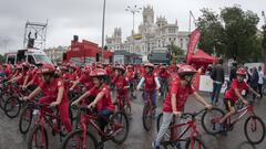 Imagen de La Vuelta Junior Cofidis en Madrid durante La Vuelta 2020.