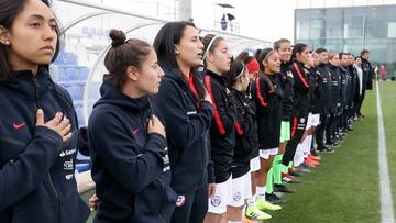 Pura emoción: así salieron y cantaron las jugadoras el himno