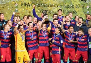 El Barcelona, campeón del Mundial de Clubes 2015.