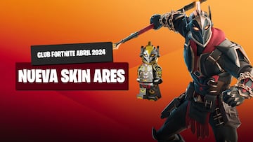 club fortnite abril 2024 nueva skin ares dios guerra griego