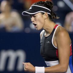 Garbiñe Muguruza: "Aún quedan tres partidos para el título"