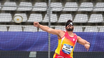 El atleta español Álvaro del Amo.