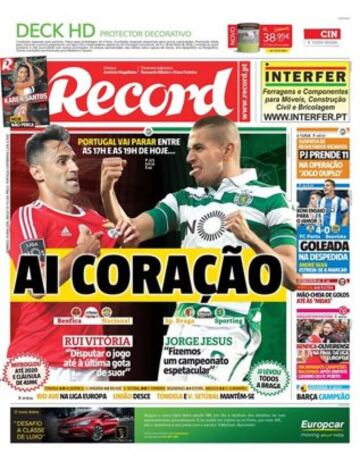 Portadas de la prensa mundial