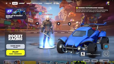 Rocket Racing comes to Fortnite: this is the new Rocket League game mode