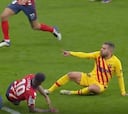 La delicada imagen del momento en que se lesionó Piqué