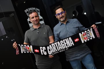 Jandro Castro se estrena como entrenador del Cartagena.