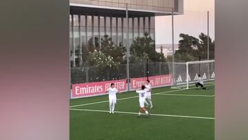 Future star: Marcelo’s son Enzo Alves nets spectacular goal for Real Madrid juvenil C
