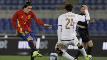 Beller&iacute;n, en el amistoso Espa&ntilde;a-Italia.