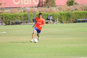 Martínez ya entrena sin dificultades después de una compleja lesión.