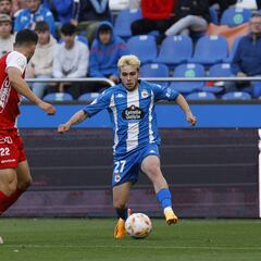 Mella, entre los debutantes más precoces de la historia del Depor