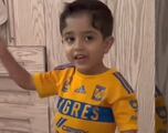 Niño alienta a Tigres, pero en la porra se le sale nombrar al América