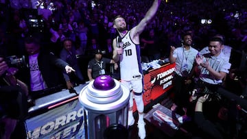 Damontas Sabonis had to feel good when he lit the beam last night to note Sacramento’s win, a revenge defeat on the Warriors, who are out completely.