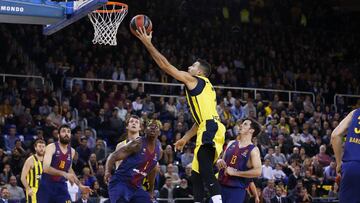 Kostas Sloukas during the match between FC Barcelona v Fenerbahce corresponding to the week 11 of the basketball Euroleague, in Barcelona, on December 08, 2017. (Photo by Urbanandsport/NurPhoto via Getty Images)
 PUBLICADA 23/11/18 NA MA42 1COL