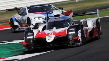 El Toyota de Alonso, en SIlverstone. 