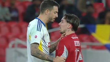 Joselu, gol y expulsión