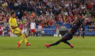 Jackson Martínez tuvo sus primeros 90 minutos en la Champions con la camiseta del Atlético de Madrid. 