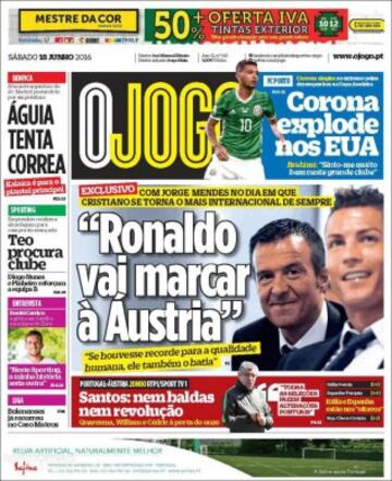 Portadas de la prensa mundial