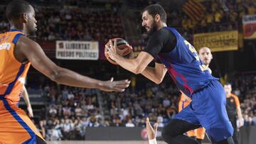 Nikola Mirotic es el mejor triplista del Barça, pero necesita más apoyo desde la línea de 6,75.